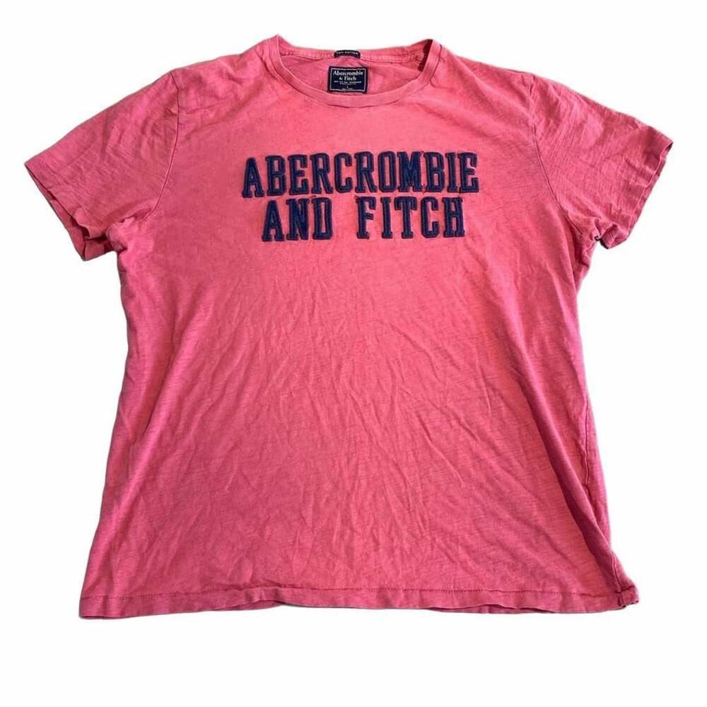 Abercrombie & Fitch Graphic T-Shirt Size L Pink